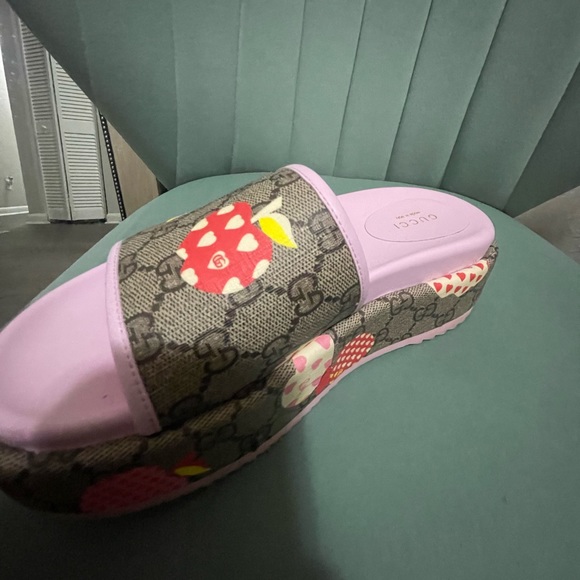 Gucci platform sandals - Picture 2 of 4